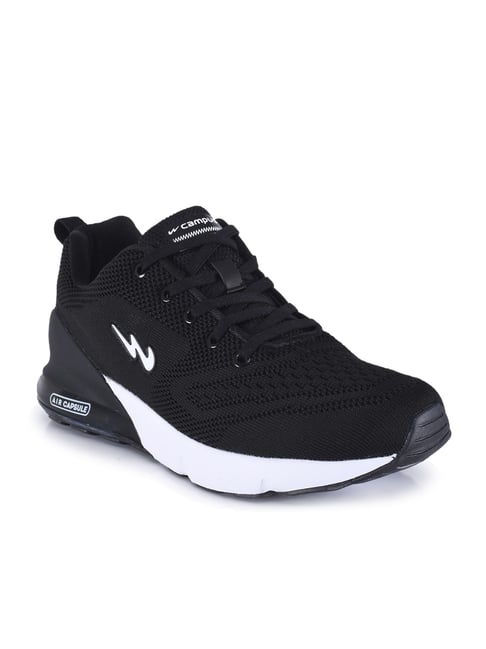 campus black running shoes