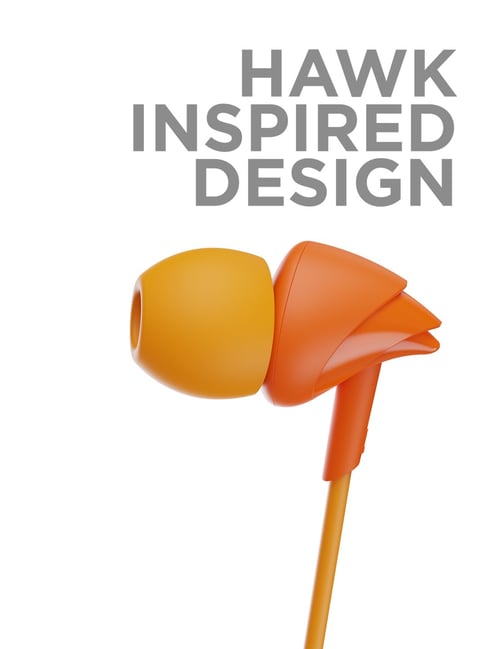 Buy boAt Bassheads 100 Wired Earphone with Mic (Mint Orange) Online At