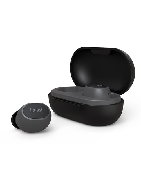 boAt Airdopes 173 T TWS Earbuds with BT 10H Playback with Case IPX4  (Active Black)