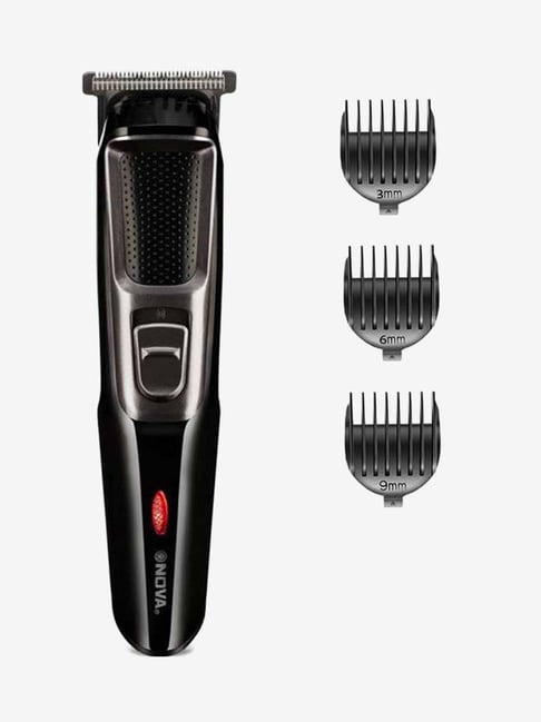 Nova NHT-1076 Cordless Rechargeable Trimmer (Black)