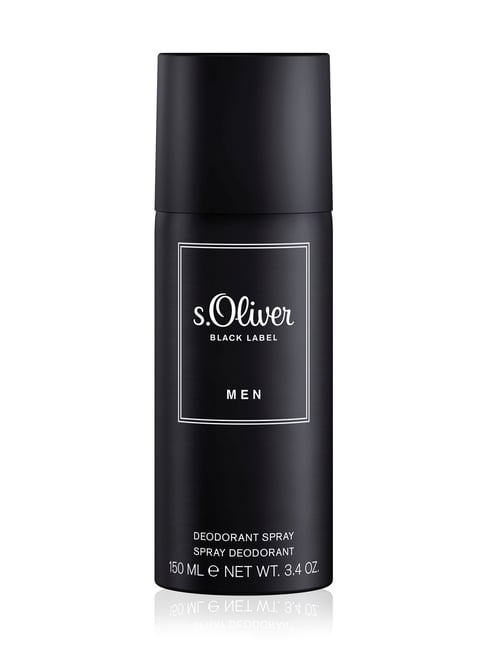 S Oliver s.Oliver Black Label Men Deodorant Aerosol Spray - 150 ml