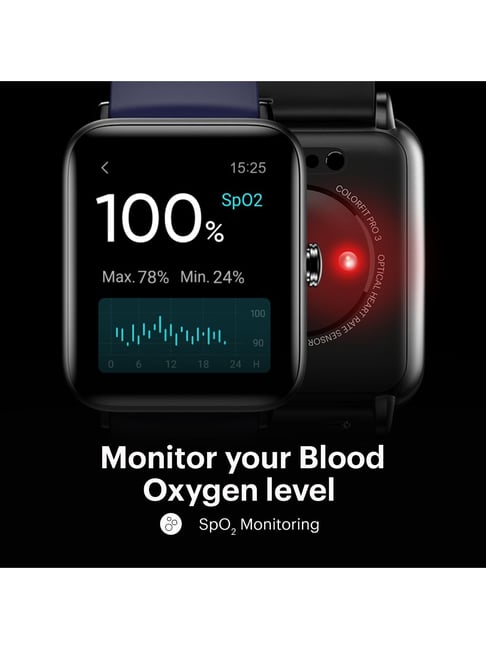 noise loop black smartwatch