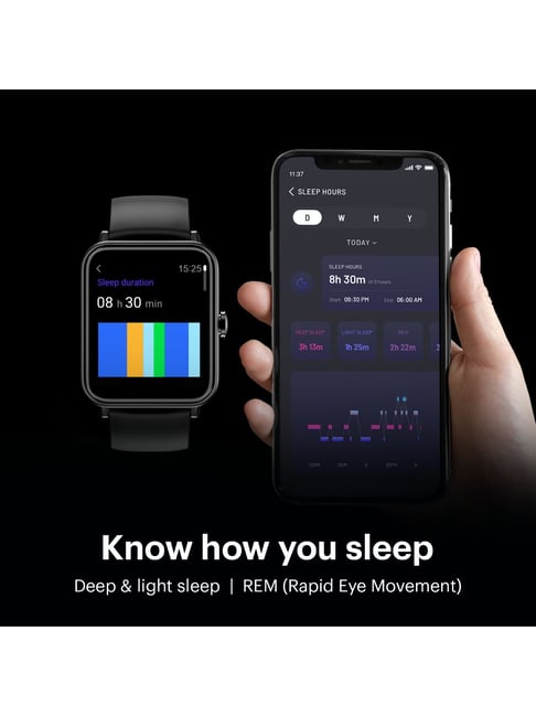 noise loop black smartwatch