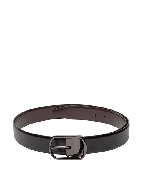 Buy Louis Philippe Black Textured Reversible Belt for Men at Best Price @  Tata CLiQ