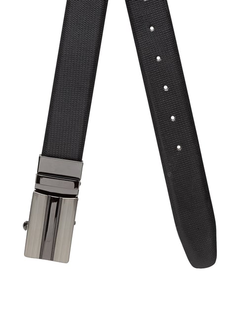 Buy Black & Brown Leather Reversible Belt for Men Online At Best