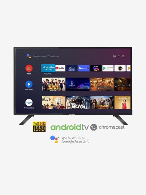 Kodak 102 cm 40 Inches Android Smart Full HD LED TV 40FHDX7XPRO 2020 Model, Black