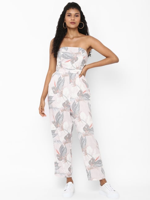 Buy American Eagle Outfitters Off White Printed Jumpsuit for Women s Online Tata CLiQ