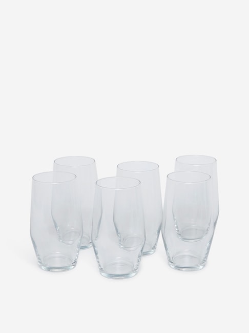 Set of six Godinger Highball Glasses 