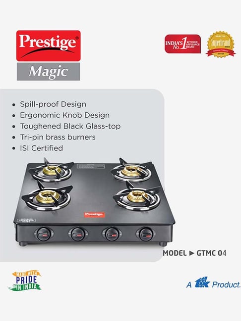 prestige automatic gas stove