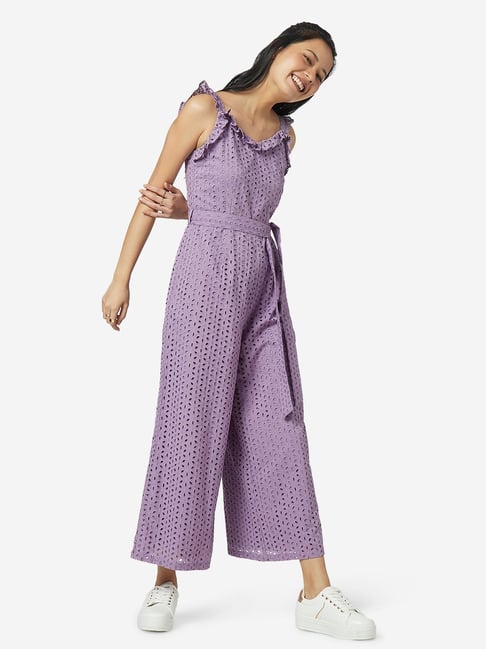 lavender jumpsuit