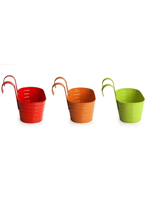 Buy Exclusivelane Multicolor Iron Planters At Best Price Tata Cliq 3229