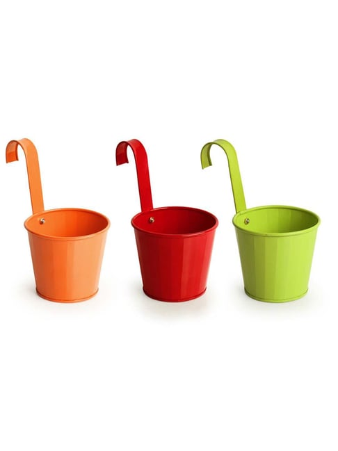 Buy Exclusivelane Multicolor Iron Planters At Best Price Tata Cliq 0595