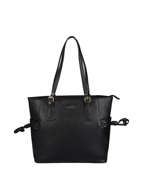 Reaction Kenneth Cole Black Solid Medium Tote Handbag