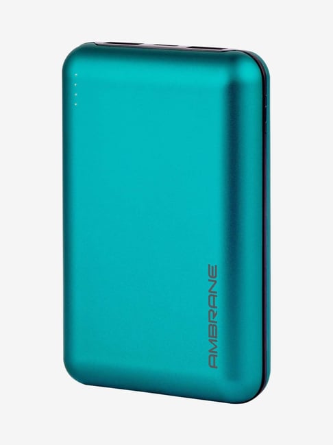 Ambrane PowerLit XL 20000mAh Power Bank with Type-C Port (Green)