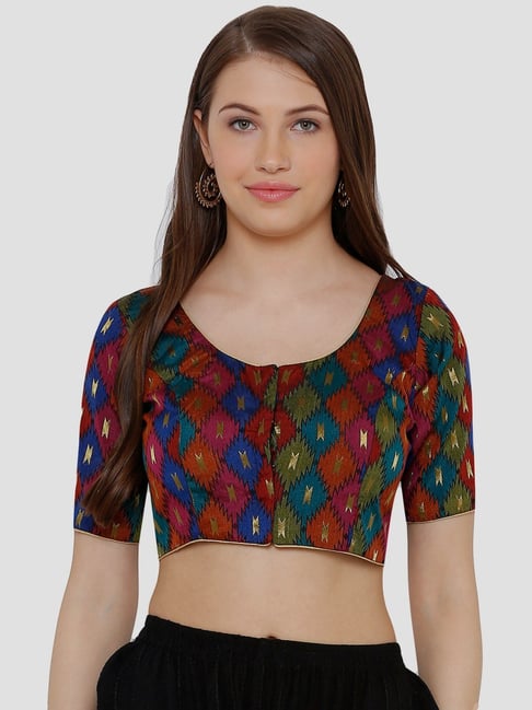 Multi color readymade store blouse