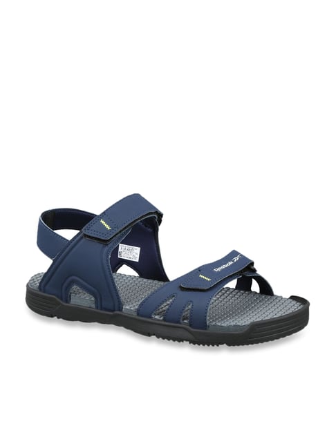 reebok blue floater sandals