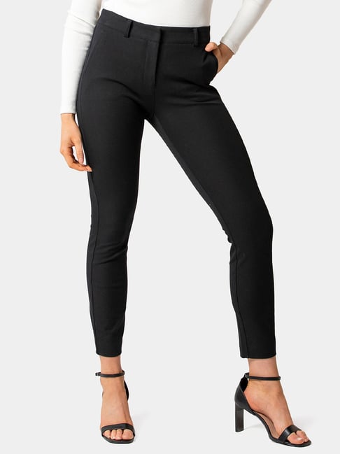 Powersutra Trousers and Pants  Buy Powersutra Slim Fit Trousers For Women   Red Online  Nykaa Fashion