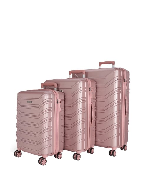 ROMEING Milano 24 inch, Polycarbonate Luggage, Hard-Sided, (Rose Gold 65  cms) Check-in Trolley Bag : Amazon.in: Fashion