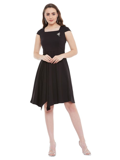 Lace Knee-Length Dress Black | Evening Dresses | Monsoon US.