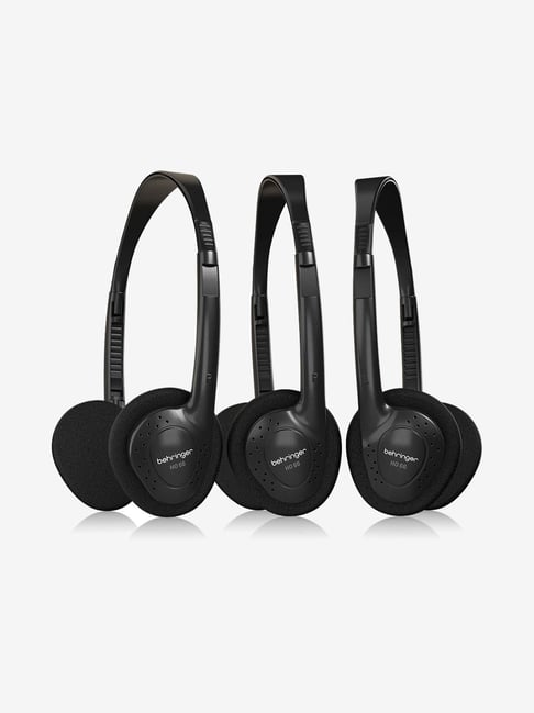 Behringer HO 66 Stereo Headphones 3-Multipack