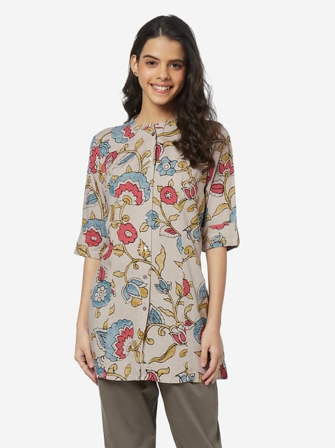 Buy Utsa by Westside White Embroidered A-Line Kurti for Online @ Tata CLiQ