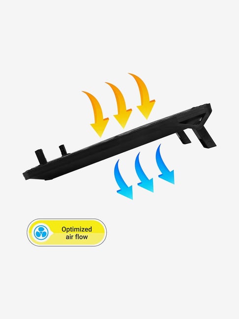 Buy Zebronics ZebNC3300 USB Powered Laptop Cooling Pad (Black) Online