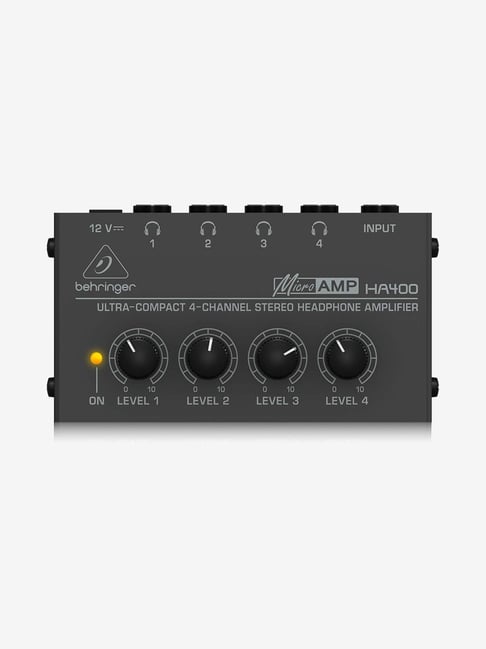 Buy Behringer Ha400 4-channel Headphone Amplifier, Black Online At Best 