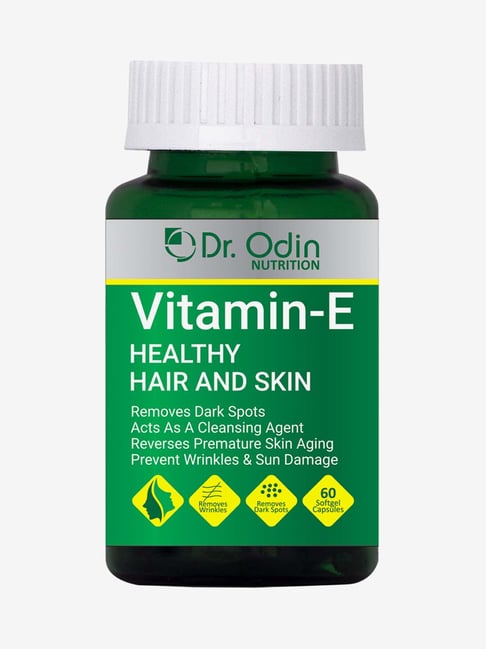 Buy Dr Odin Vitamin E Softgel Capsules For Healthy Hair And Skin 60 Softgel Capsules Online At Best Prices Tata Cliq