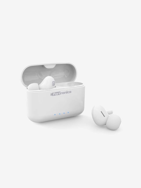 Portronics Harmonics Twins 33 POR-1175 Smart TWS Ear Buds (White)