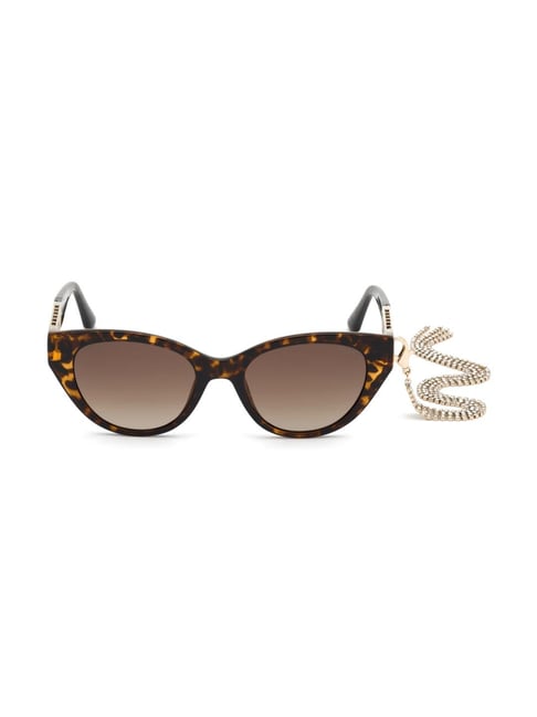 Buy Guess GU7690 52 52F Brown Cat Eye Sunglasses For Women At Best - Main Image