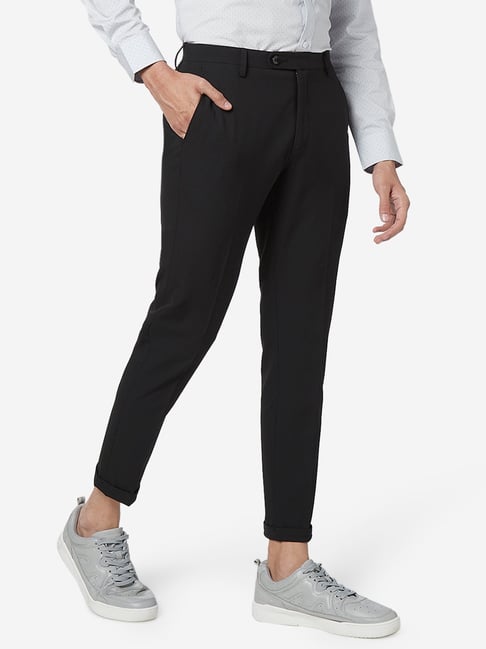 Buy Louis Philippe Black Trousers Online  808078  Louis Philippe