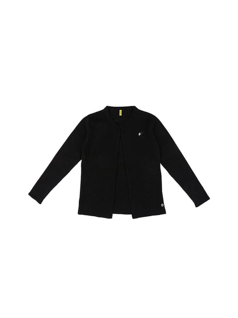 Gini & Jony Kids Black Solid Sweater