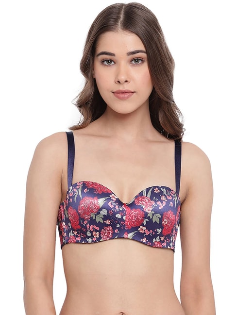 Triumph maximiser wireless/ magic wire push up bra with lace ( turquoise)