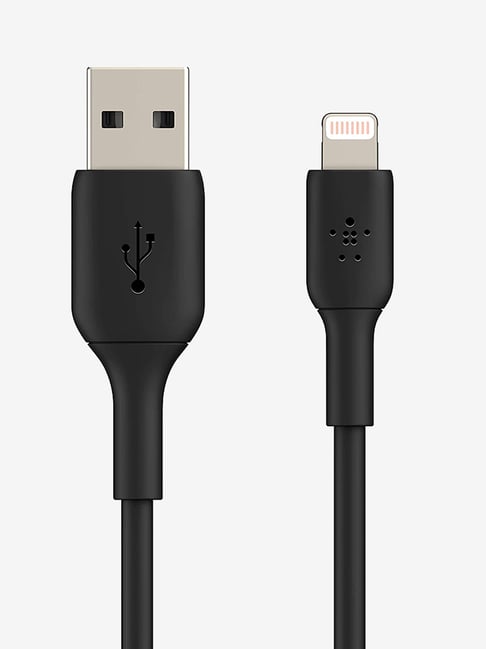 Buy Belkin Boost CAA001 1M Lightning to USB A Cable (Black) Online