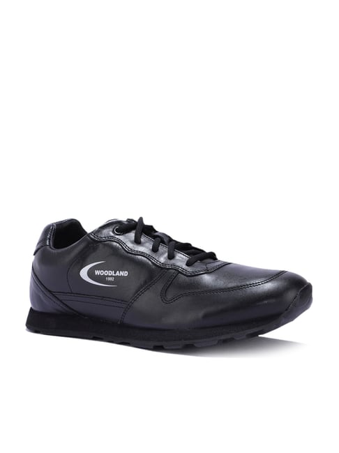 Woodland black deals sports shoes