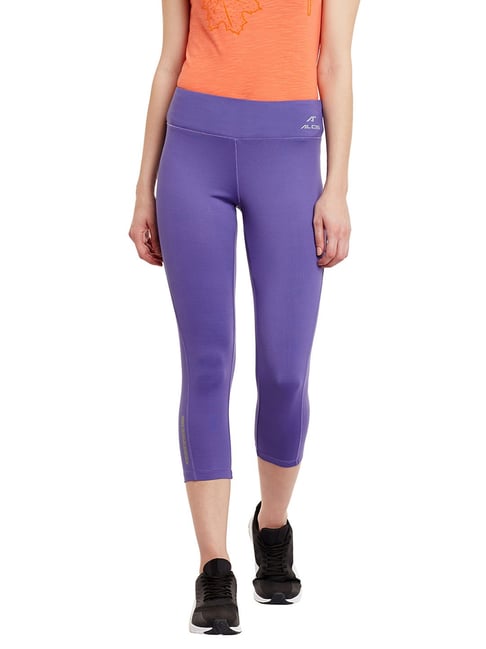 ALCIS Purple Mid Rise Capris