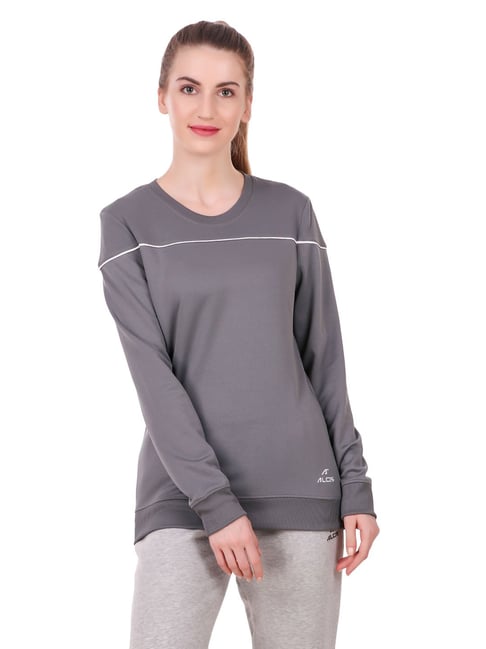ALCIS Grey Regular Fit Sweatshirt-picture-26