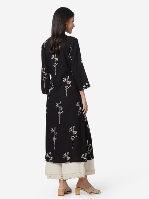 westside black kurta