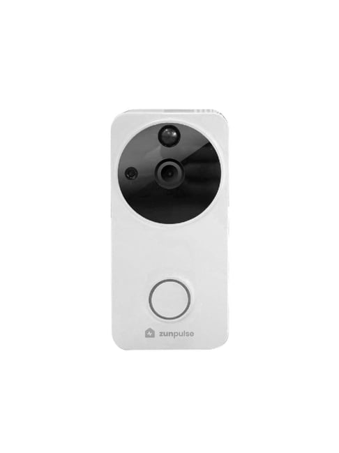 zunpulse Combo of WiFi 720p Smart Security Camera and Smart Video Doorbell with Complimentary Chime