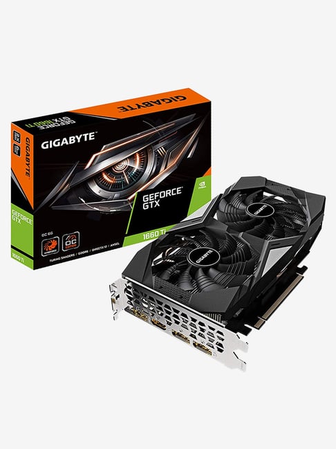 GIGABYTE GeForce GTX 1660 Ti OC 6GB Graphic Card (GV-N166TOC-6GD, Black)