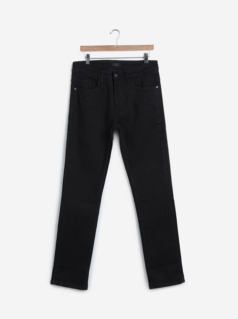 black relaxed fit jeans womens
