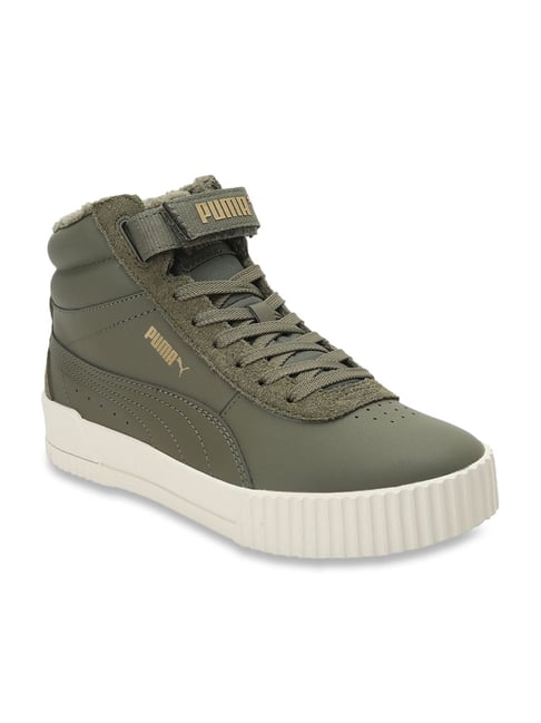 Puma high olive hotsell