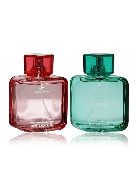 Dorall Collection Damsel Radiant Damsel Essential Eau de Toilette Combo  Set Pack of