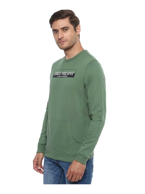 Buy Louis Philippe Sport White Cotton Sweatshirt for Men Online @ Tata CLiQ