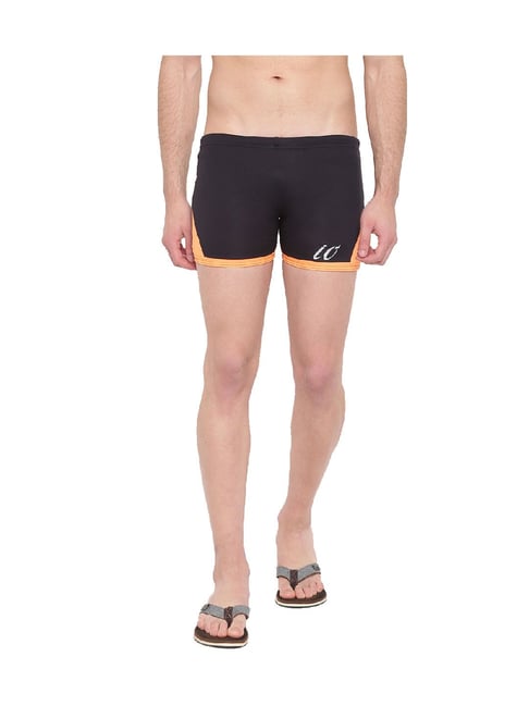 Buy IO Black Skinny Fit Swim Shorts for Men Online Tata CLiQ