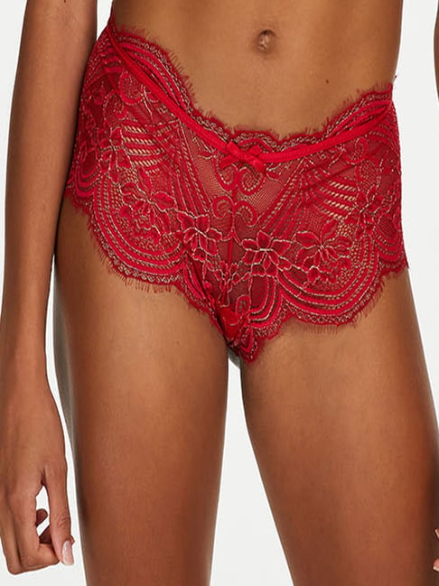 Buy Hunkemoller Red Lace Panty for Women Online @ Tata CLiQ