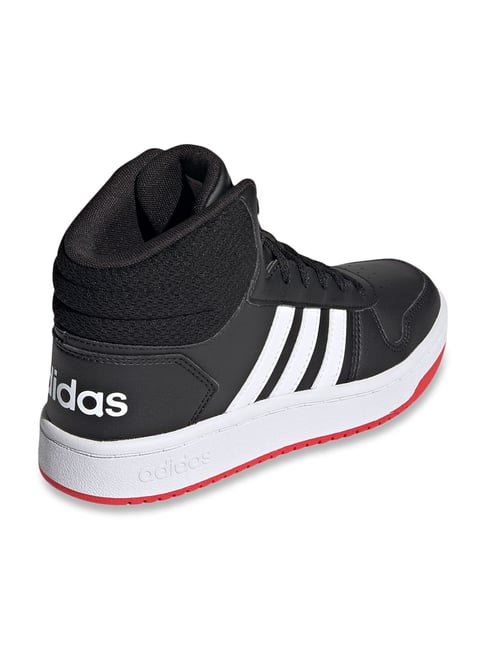 Buy Adidas Kids's Hoops Mid Black Casual Sneakers for Boys at