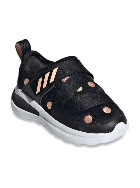 Adidas Kids's Fortarun X Black Running Shoes