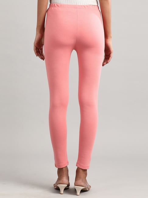 Buy Aurelia Pink Regular Fit Leggings for Women Online @ Tata CLiQ