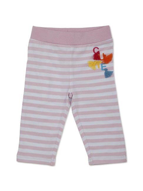 Allen Solly Junior Pink Striped Leggings